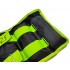 Утяжелители для ног и рук EasyFit наборные черно-зеленые 0,5-2,5 кг (пара)