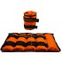 Утяжелители для ног и рук EasyFit наборные черно-оранжевые 0,5-2,5 кг (пара)