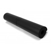 Коврик для йоги профессиональный EasyFit Pro каучук 5 мм Черный