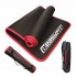 Коврик для йоги и фитнеса EasyFit Flex Pro с красным кантом