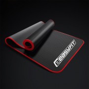 Коврик для йоги и фитнеса EasyFit Flex Pro с красным кантом
