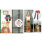 Москитная магнитная шторка Magic Mesh сетка на дверь, аналог штора,210х100