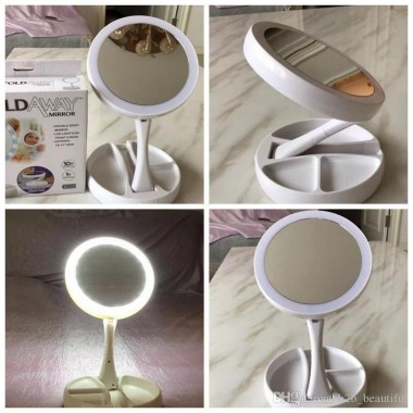 Складное зеркало для макияжа с Led подсветкой My Fold Away Mirror