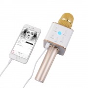 Bluetooth микрофон для караоке Q7 Блютуз микро + ЧЕХОЛ