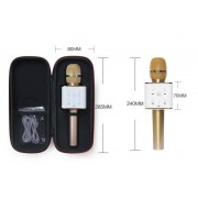 Bluetooth микрофон для караоке Q7 Блютуз микро + ЧЕХОЛ