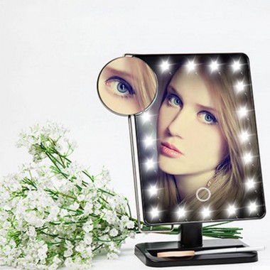 Зеркало настольное с подсветкой LED - бренд Large Led Mirror