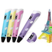 3D ручка c LCD дисплеем Pen 2 3Д принтер для рисования ФИОЛЕТОВАЯ