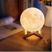 Ночник 3D светильник луна Moon Touch Control 15 см, 5 режимов