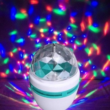 Диско лампа LASER Rotating lamp,вращающаяся светодиодная диско лампа, диско шар для вечеринок. Лучшая Цена!