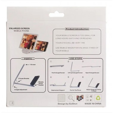 3D Увеличительный экран для телефонов, Универсальное увеличительное Стекло. Лучшая Цена!