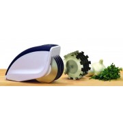 Нож для нарезки 3 в 1 Rolling Mincer и Tenderizer с чесночным прессом овощерезка