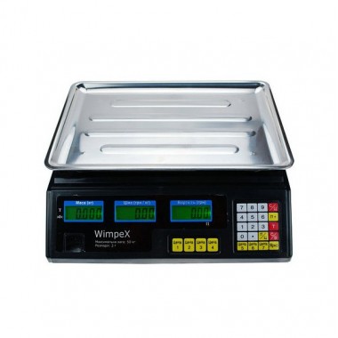Торговые Весы электронные 50 кг 4V Wimpex  sa90331 Черный Лучшая цена!