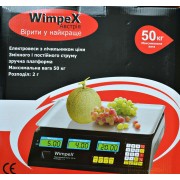 Торговые Весы электронные 50 кг 4V Wimpex sa90331 Черный Лучшая цена!
