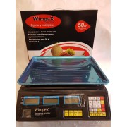 Торговые Весы электронные 50 кг 4V Wimpex sa90331 Черный Лучшая цена!