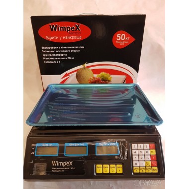 Торговые Весы электронные 50 кг 4V Wimpex  sa90331 Черный Лучшая цена!