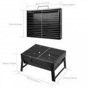 Складной барбекю гриль портативный мангал BBQ Grill Portable - жаропрочный Лучшая цена!