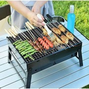 Складной барбекю гриль портативный мангал BBQ Grill Portable - жаропрочный Лучшая цена!