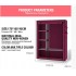 Тканевый шкаф складной STORAGE WARDROBE KM-105 на 2 секции (106х45х170 см), органайзер для одежды Тканевый шкаф складной STORAGE WARDROBE KM-105 на 2 секции (106х45х170 см), органайзер для одежды