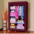 Тканевый шкаф складной STORAGE WARDROBE KM-105 на 2 секции (106х45х170 см), органайзер для одежды Тканевый шкаф складной STORAGE WARDROBE KM-105 на 2 секции (106х45х170 см), органайзер для одежды