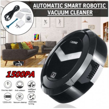 Робот Пылесос аккумуляторный умный Ximei Smart Robot на аккумуляторе 18650 заряд от USB