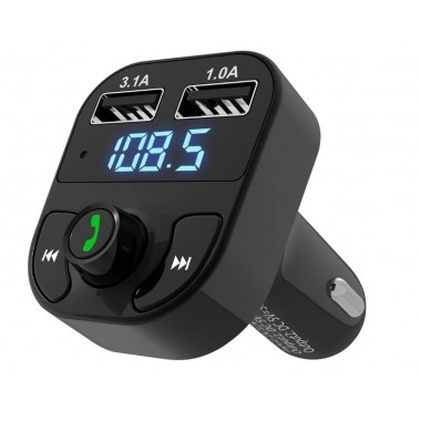 ФМ модулятор FM трансмиттер CAR X8 с Bluetooth MP3 (X8)