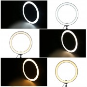 Кольцевая светодиодная Led лампа для блогера селфи фотографа визажиста D 26 см Ring