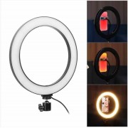 Кольцевая светодиодная Led лампа для блогера селфи фотографа визажиста D 26 см Ring