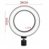 Кольцевая светодиодная Led лампа для блогера селфи фотографа визажиста D 26 см Ring
