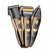 Мужской триммер бритва аккумуляторная для стрижки волос и бороды ProGemei Gold GM-595