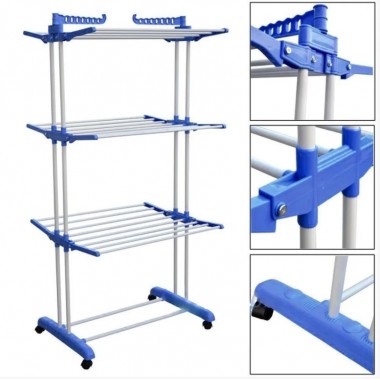 Многоярусная сушилка для белья, вещей, одежды Garment rack with wheels складная Многоярусная сушилка для белья, вещей, одежды Garment rack with wheels складная