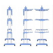 Многоярусная сушилка для белья, вещей, одежды Garment rack with wheels складная