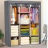 Складной каркасный тканевый шкаф Storage Wardrobe 88130, шкаф на три секции 130*45*175
