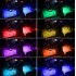 Cветодиодная RGB лента для подсветки салона автомобиля с пультом ДУ 4 шт по 18 лед ELITE LUX EL-1228