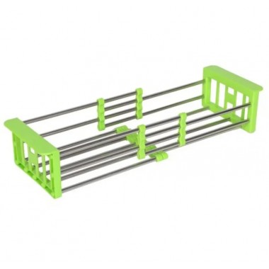 Многофункциональная складная кухонная полка Kitchen Drain Shelf Rack от 33см до 48см