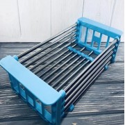 Многофункциональная складная кухонная полка Kitchen Drain Shelf Rack от 33см до 48см