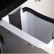 Складной мусорный контейнер на двери Kitchen Wet garbage FLEXIBLE BIN, раскладной
