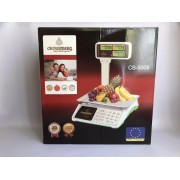 Торговые весы со счетчиком цены Crownberg CB-5008 до 50 кг. Лучшая цена!