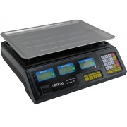 Торговые Весы электронные с калькулятором Crystal 50 kg 6V Черный Лучшая цена!