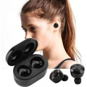 Беспроводные вакуумные Bluetooth наушники Air Twins A6 TWS гарнитура с боксом для зарядки