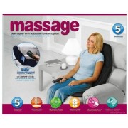 Массажная накидка на кресло Massage Seat Topper 5 вибрационная с пультом управления для дома и автомобиля
