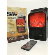 Портативный обогреватель с пультом Flame Heater (500 Вт) Экономный