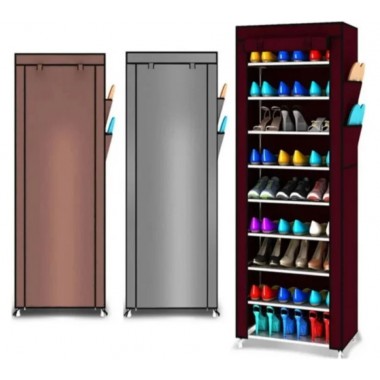 Стелаж для хранения обуви Shoe Cabinet 160X60Х30 Полка для обуви Тканевый стелаж для обуви