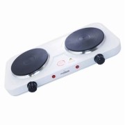 Двухконфорочная электроплита дисковая настольная электрическая плита Crownberg CB-3746 2000W