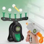 Воздушный тир, Детская игра пистолет с дротиками и летающие мишени Hover Shot,