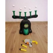 Воздушный тир, Детская игра пистолет с дротиками и летающие мишени Hover Shot,