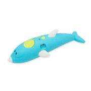 Детская 3D Ручка аккумуляторная Дельфин K9903 + Пластик 8 цветов