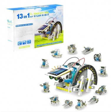 Конструктор робот на солнечных батареях Solar Robot 13 в 1 детский 2115