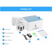 Поворотная уличная камера видеонаблюдения A6