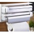 Кухонный тройной держатель Triple Paper Dispenser 3 в 1 для бумажных полотенец пищевой пленки и фольги Кухонный тройной держатель Triple Paper Dispenser 3 в 1 для бумажных полотенец пищевой пленки и фольги