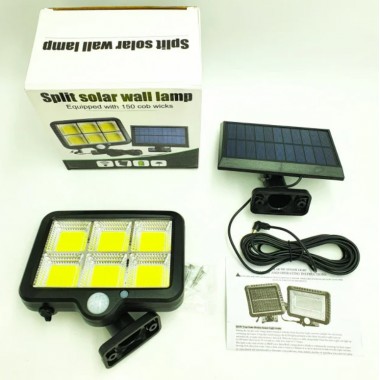 Уличный фонарь с датчиком движения Split Solar Wall Lamp на солнечной батарее nf-160c